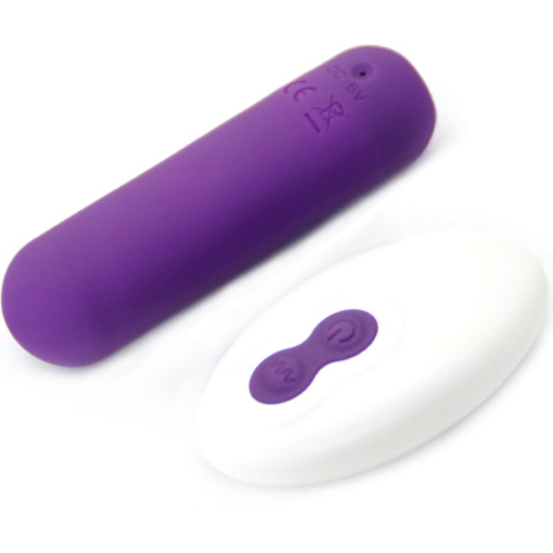 ARMONY - SPLASH JOIE VIBRATOR BULLET SILICONE REMOTE CONTROL 10 VIBRATIONS 75 X 19 CM PURPLE - NOCTURNA DESIRES