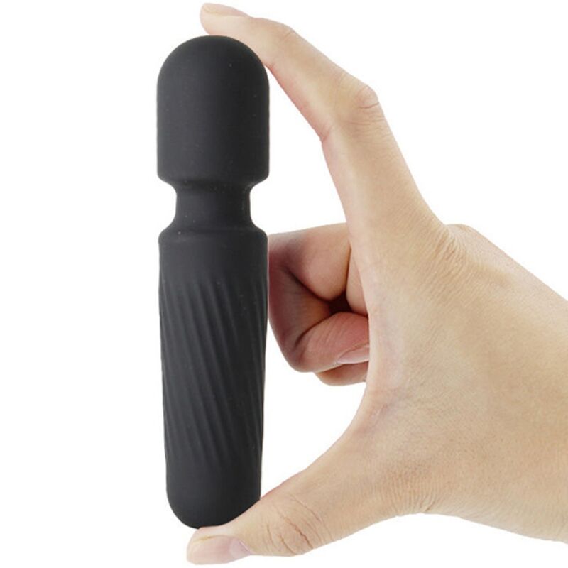 ARMONY - YOUR MAGIC MASSAGER & VIBRATOR RECHARGEABLE 10 VIBRATIONS BLACK - NOCTURNA DESIRES