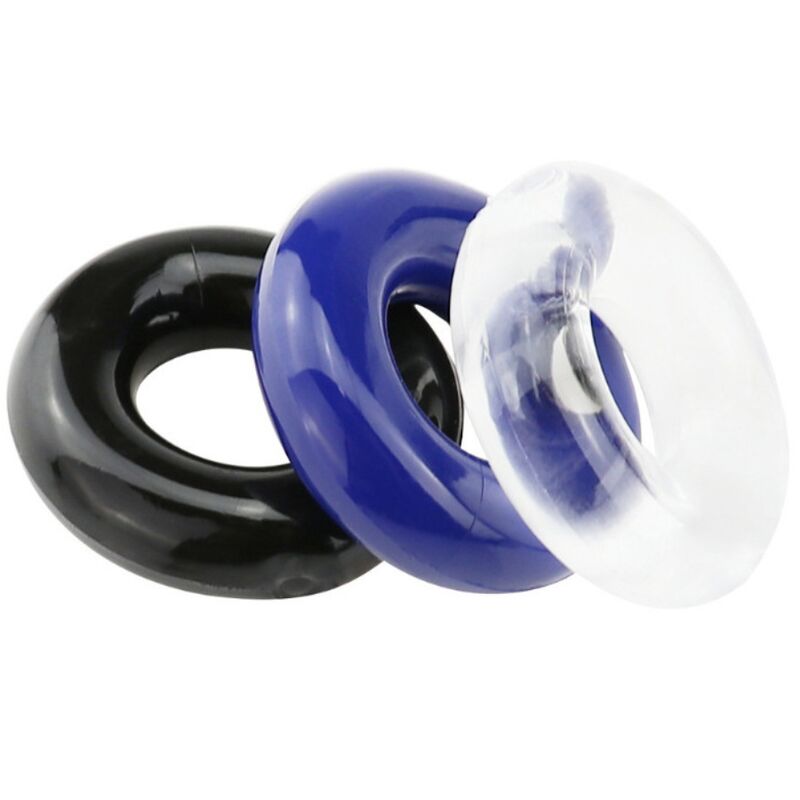 ARMONY - TITAN LOVE DONUT RING MULTIPLE COLORS - NOCTURNA DESIRES