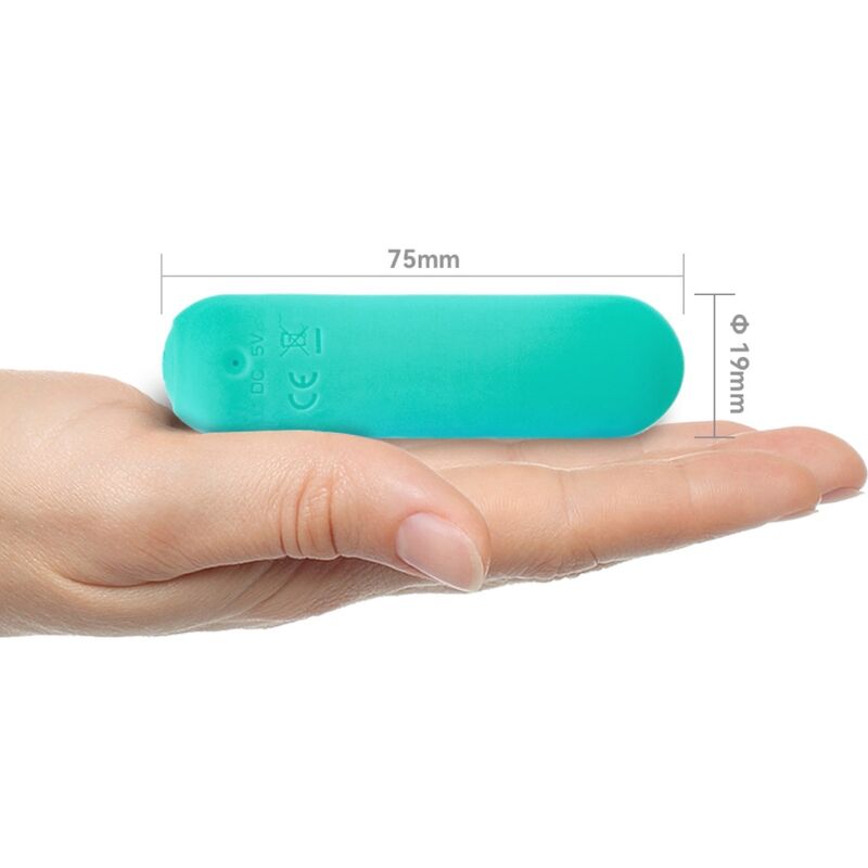 ARMONY - SPLASH HAHA VIBRATOR BULLET SILICONE 10 VIBRATIONS 75 X 19 CM GREEN - NOCTURNA DESIRES