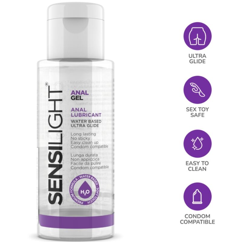 INTIMATELINE - SENSILIGHT ANAL SLIDING GEL 30 ML - NOCTURNA DESIRES