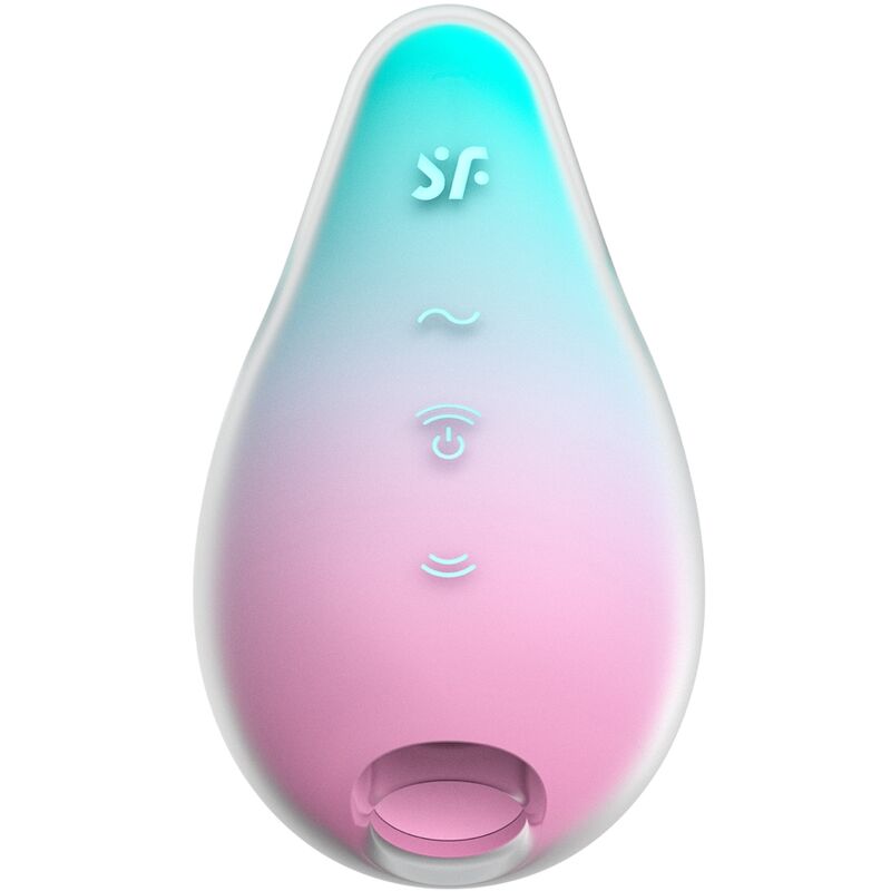 SATISFYER - MERMAID VIBES STIMULATOR & VIBRATOR MINT AND PINK - NOCTURNA DESIRES
