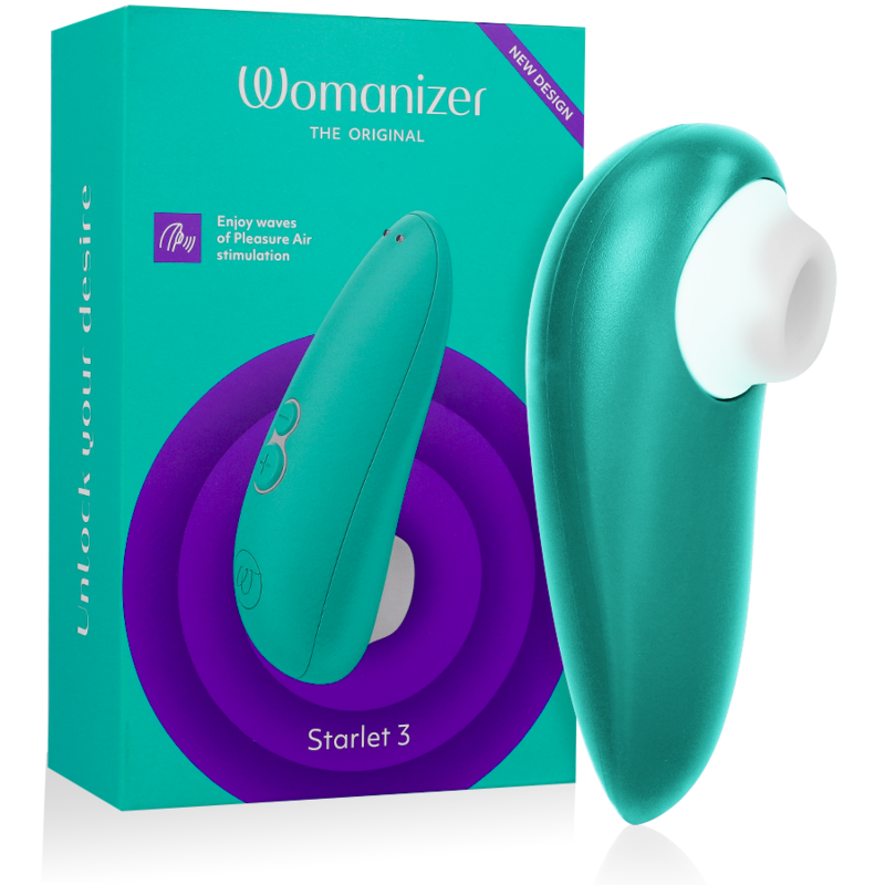WOMANIZER - STARLET 3 CLITORAL STIMULATOR TURQUOISE - NOCTURNA DESIRES