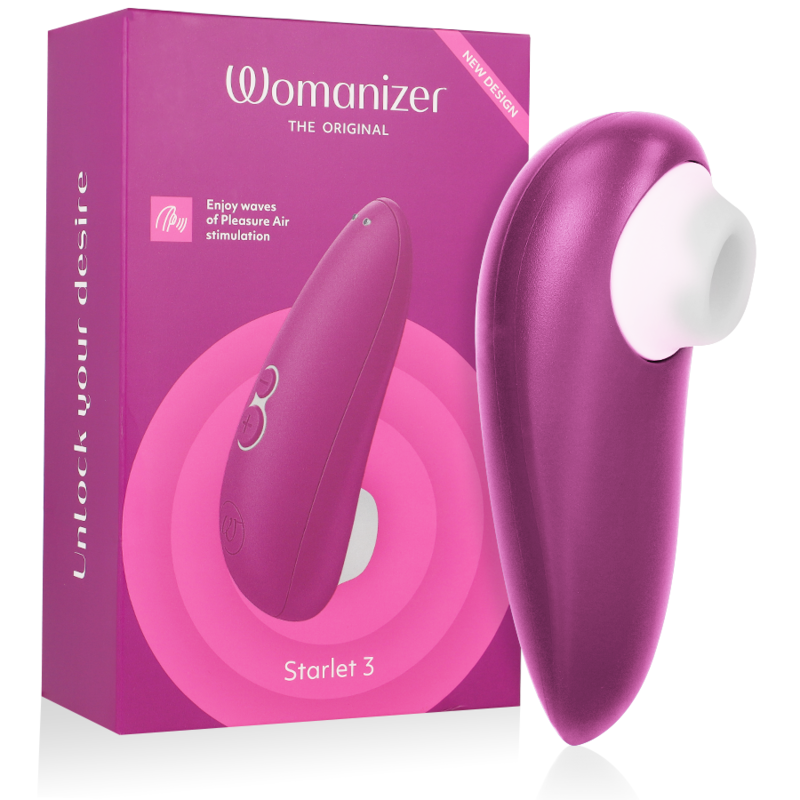 WOMANIZER - STARLET 3 CLITORAL STIMULATOR VIOLET - NOCTURNA DESIRES