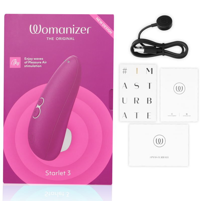WOMANIZER - STARLET 3 CLITORAL STIMULATOR VIOLET - NOCTURNA DESIRES