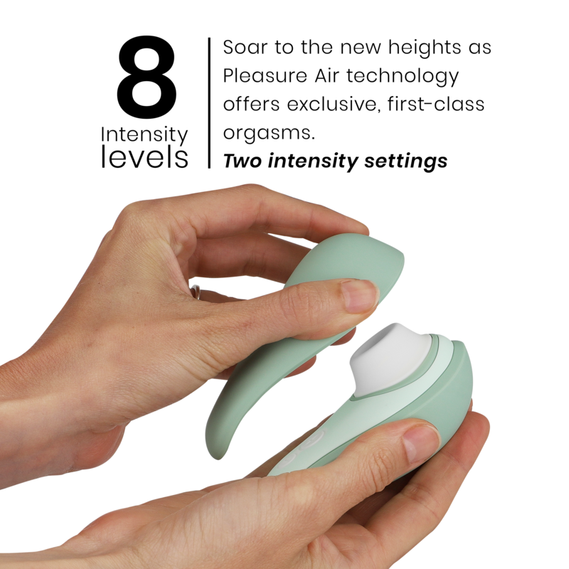 WOMANIZER - LIBERTY 2 CLITORIS STIMULATOR & SUCTION LIGHT GREEN - NOCTURNA DESIRES