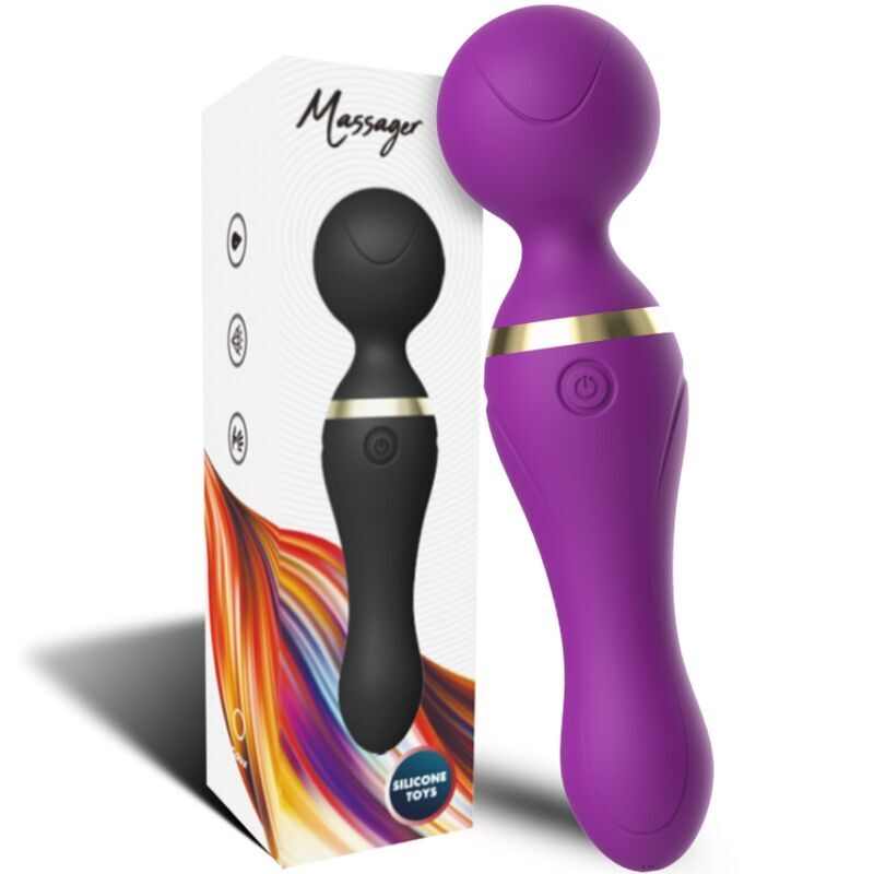 ARMONY - FREEZA MASSAGER & VIBRATOR SUPER FLEXIBLE HEAD PURPLE - NOCTURNA DESIRES