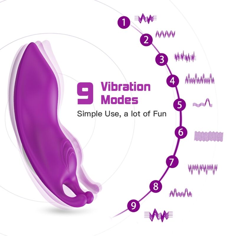 ARMONY - HONEYBEE WEARABLE PANTIES VIBRATOR G-SPOT REMOTE CONTROL PURPLE - NOCTURNA DESIRES