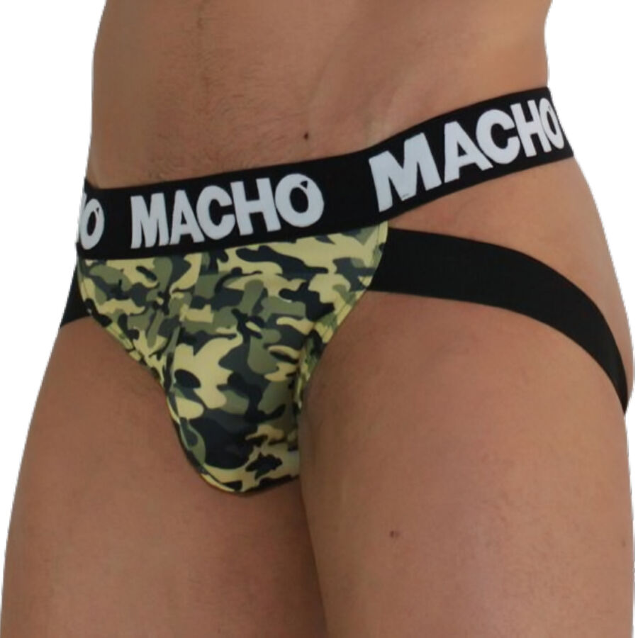 MACHO - MX28MV JOCK MILITARY GREEN S - NOCTURNA DESIRES