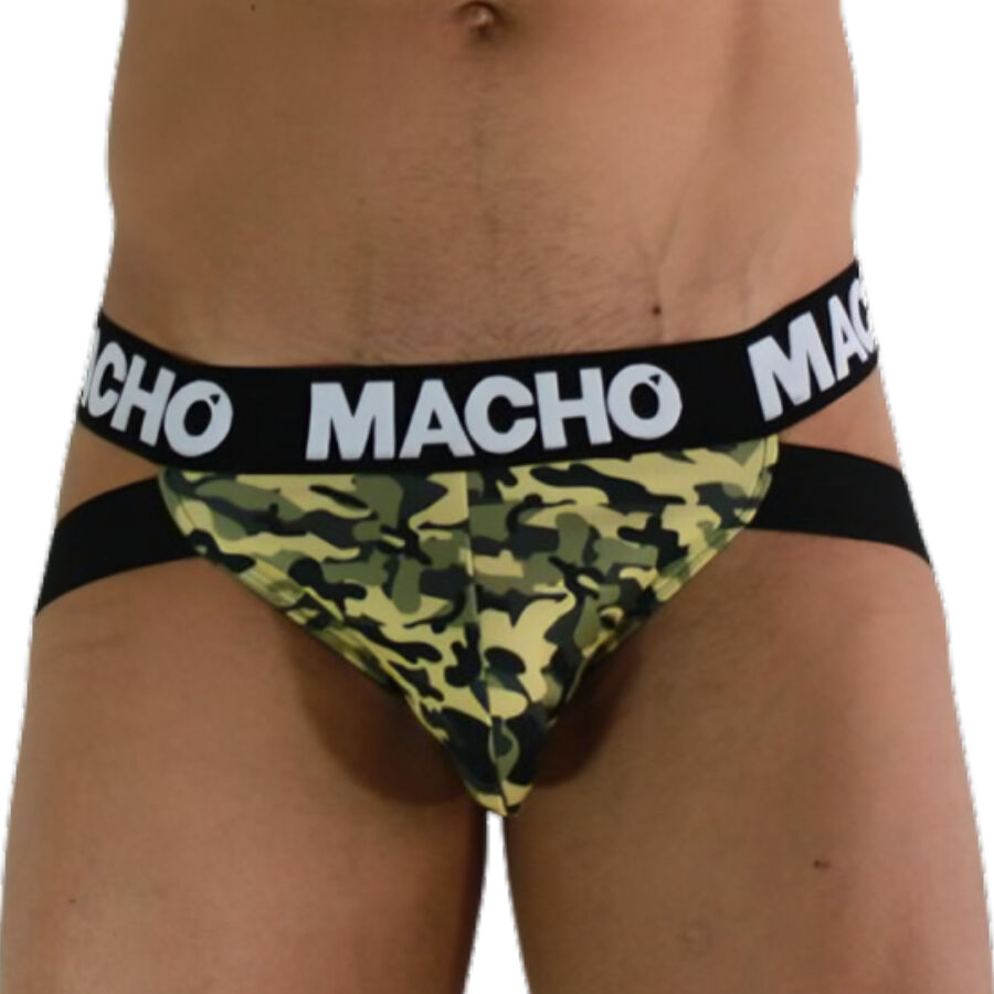 MACHO - MX28MV JOCK MILITARY GREEN S - NOCTURNA DESIRES