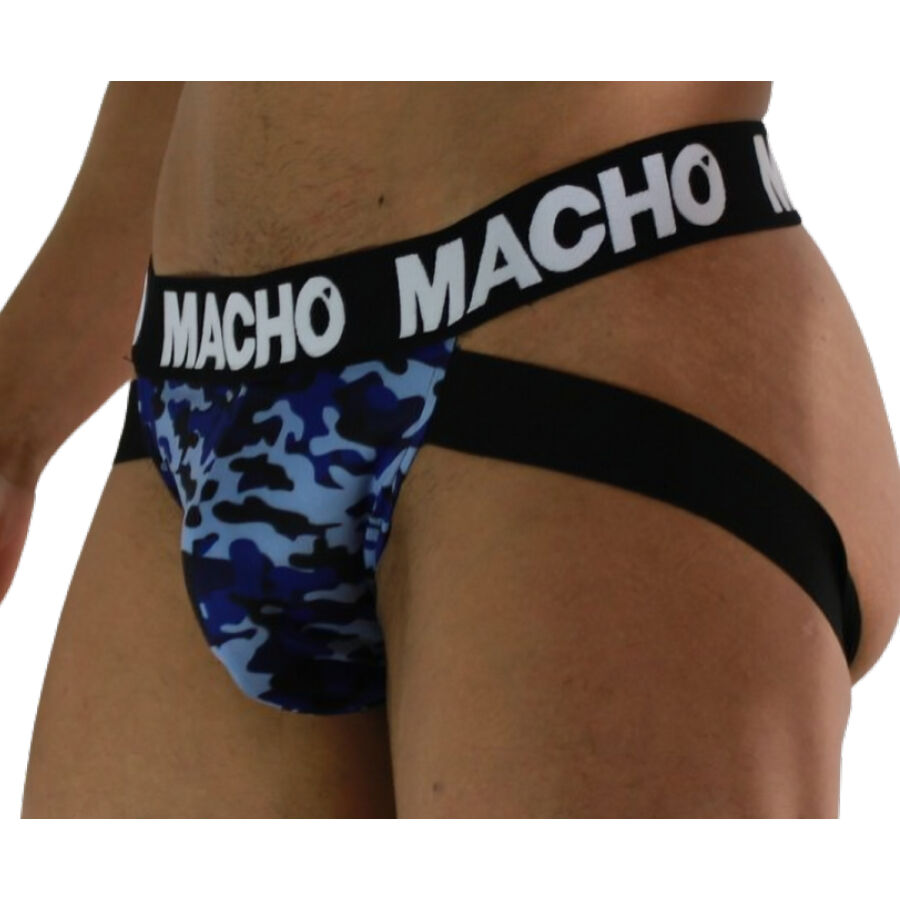 MACHO - MX28MA JOCK MILITARY BLUE XL - NOCTURNA DESIRES