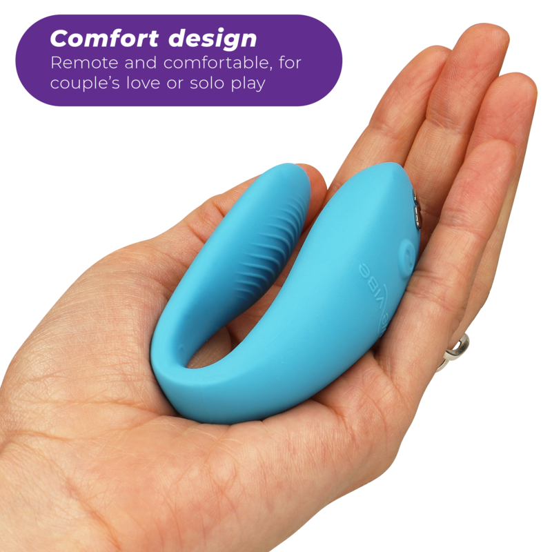 WE-VIBE - SYNC GO DUAL STIMULATOR TURQUOISE - NOCTURNA DESIRES