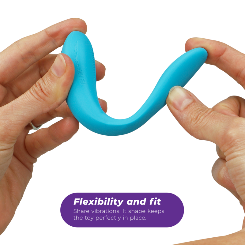 WE-VIBE - SYNC GO DUAL STIMULATOR TURQUOISE - NOCTURNA DESIRES