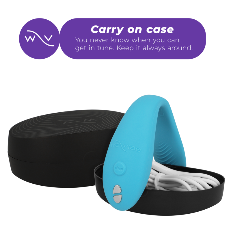 WE-VIBE - SYNC GO DUAL STIMULATOR TURQUOISE - NOCTURNA DESIRES