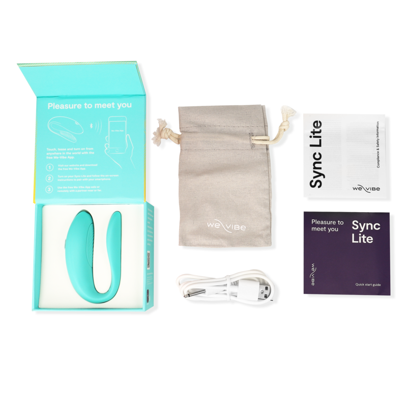 WE-VIBE - SYNC LITE CLITORIS STIMULATOR TURQUOISE - NOCTURNA DESIRES