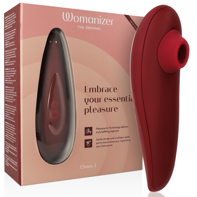 WOMANIZER - CLASSIC 2 CLITORAL STIMULATOR BORDEAUX - NOCTURNA DESIRES