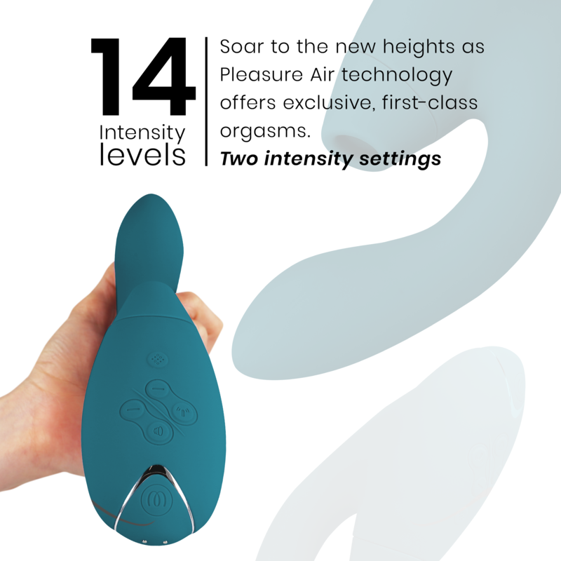 WOMANIZER - DUO 2 STIMULATOR BLUE PETROL - NOCTURNA DESIRES