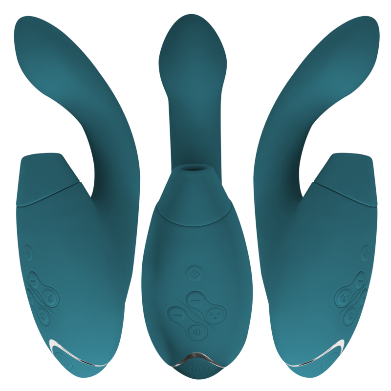 WOMANIZER - DUO 2 STIMULATOR BLUE PETROL - NOCTURNA DESIRES