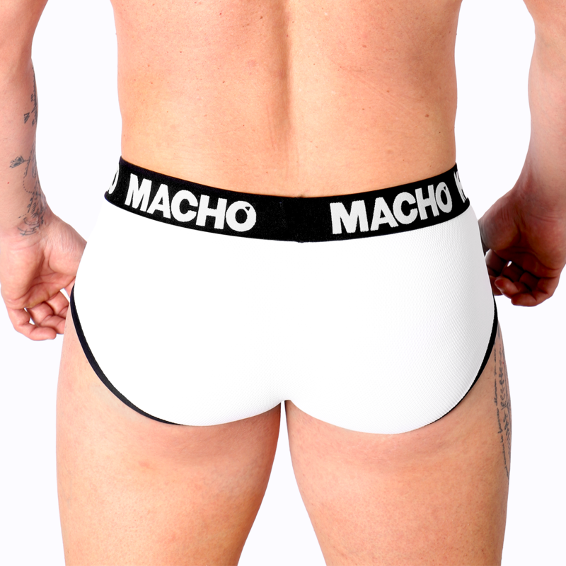 MACHO - MS30BL SLIP WHITE L - NOCTURNA DESIRES