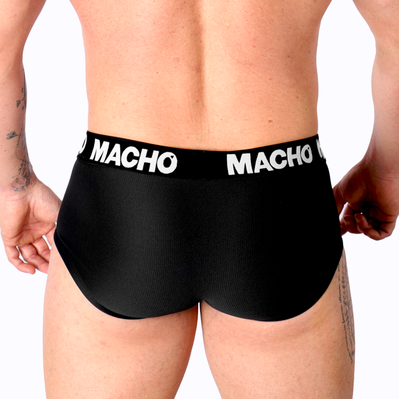 MACHO - MS30NG SLIP BLACK L - NOCTURNA DESIRES