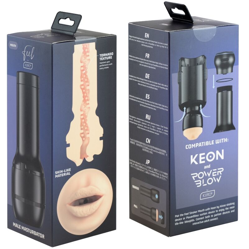 KIIROO - FEEL KIIROO MOUTH MASTURBATOR - NOCTURNA DESIRES