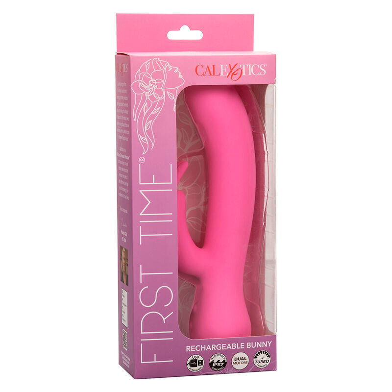 CALEXOTICS - FIRST TIME VIBRATOR RABBIT RECHARGEABLE PINK - NOCTURNA DESIRES