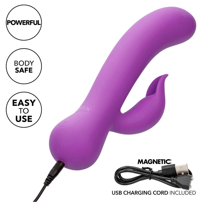 CALEXOTICS - FIRST TIME VIBRATOR PLEASER RECHARGEABLE PURPLE - NOCTURNA DESIRES