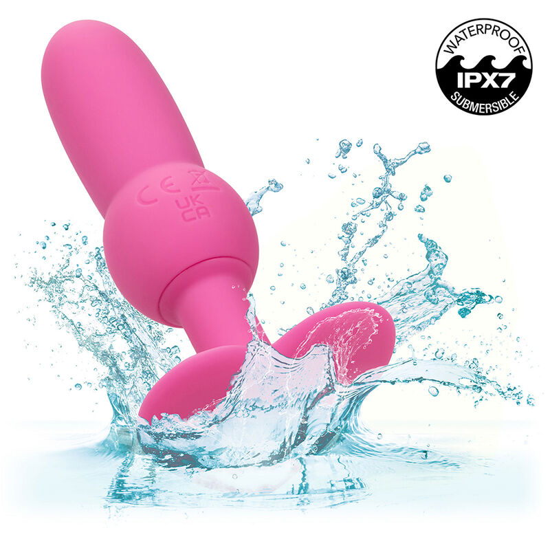 CALEXOTICS - FIRST TIME ANAL PLUG BEADED PROBE 10 VIBRATIONS PINK - NOCTURNA DESIRES