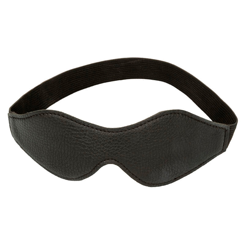 CALEXOTICS - NOCTURNAL EYE MASK PVC LEATHER BLACK - NOCTURNA DESIRES