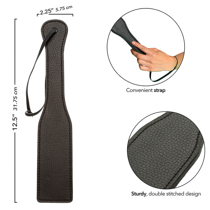 CALEXOTICS - NOCTURNAL PADDLE LEATHER BLACK - NOCTURNA DESIRES
