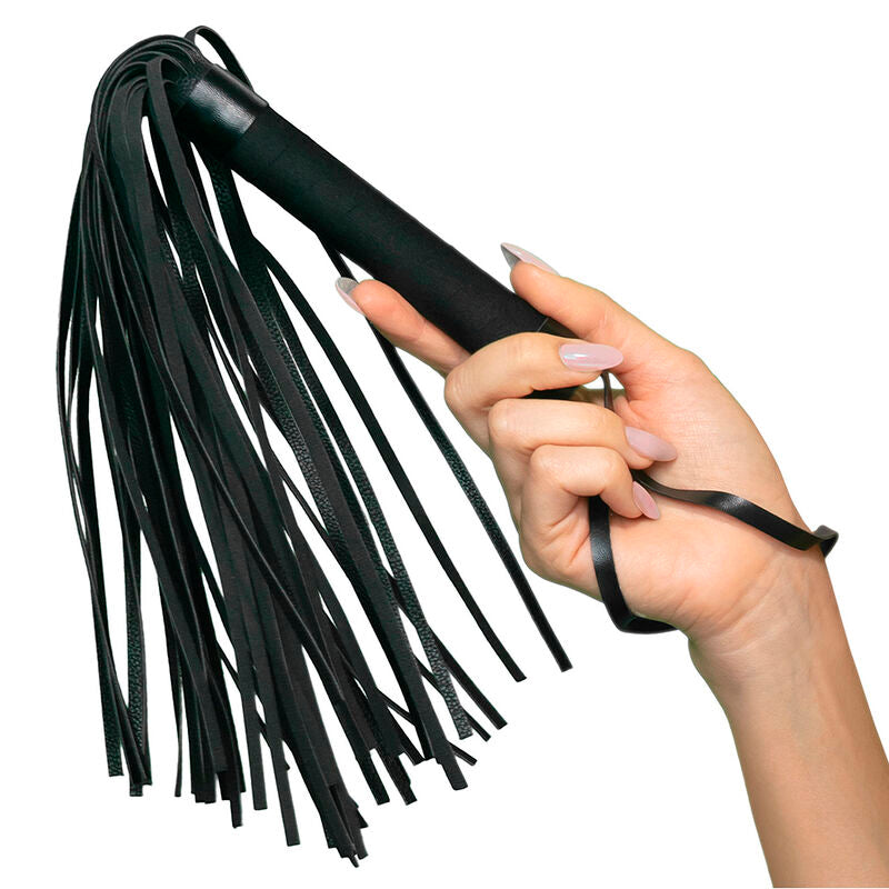 CALEXOTICS - NOCTURNAL FLOGGER LEATHER BLACK - NOCTURNA DESIRES
