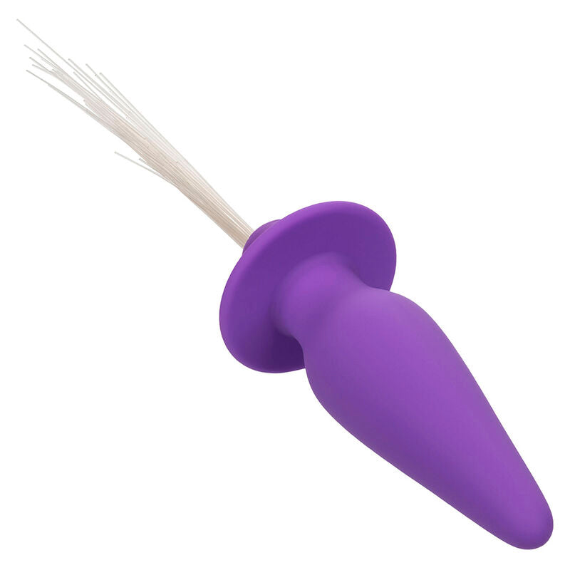 CALEXOTICS - SOUTHERN LIGHTS LIGHT UP ANAL PLUG 10 VIBRATIONS SILICONE PURPLE - NOCTURNA DESIRES