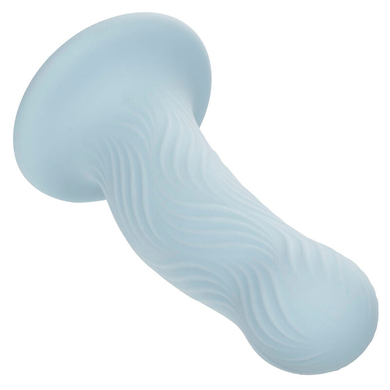 CALEXOTICS - WAVE RIDER FOAM ANAL PLUG BLUE - NOCTURNA DESIRES