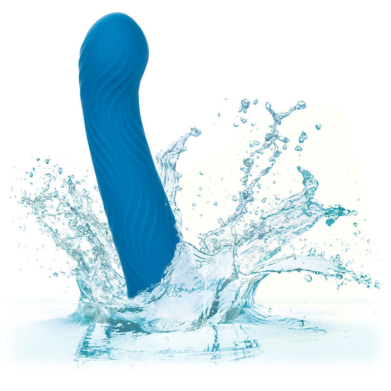 CALEXOTICS - WAVE RIDER RIPPLE ANAL PLUG BLUE - NOCTURNA DESIRES