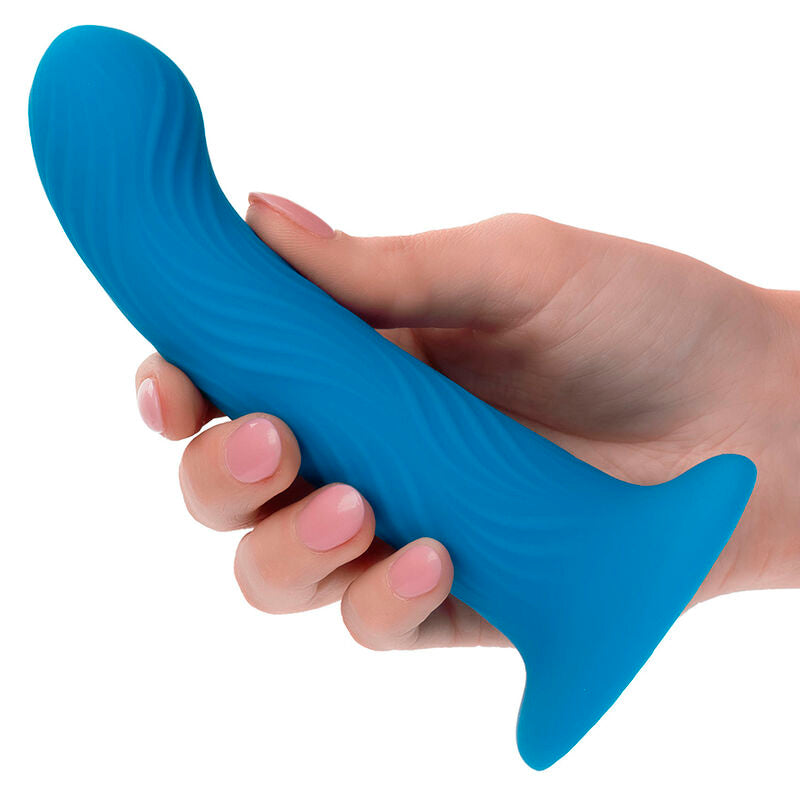 CALEXOTICS - WAVE RIDER RIPPLE ANAL PLUG BLUE - NOCTURNA DESIRES