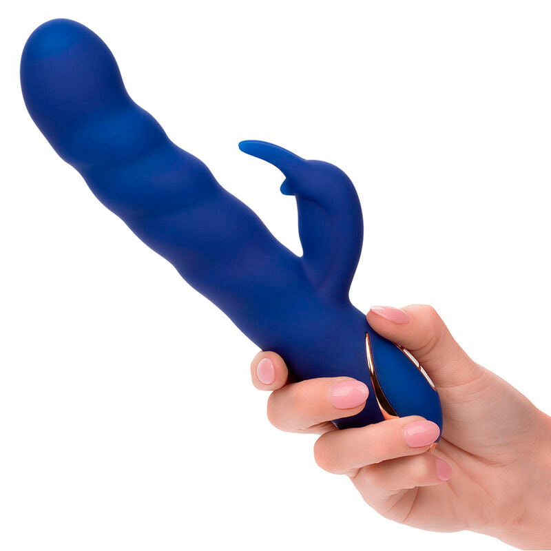 CALEXOTICS - JACK RABBIT VIBRATOR WAVE MOTION BLUE - NOCTURNA DESIRES