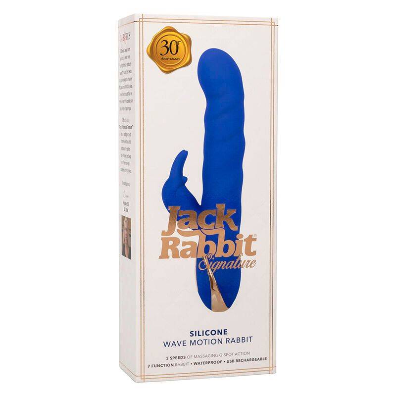 CALEXOTICS - JACK RABBIT VIBRATOR WAVE MOTION BLUE - NOCTURNA DESIRES