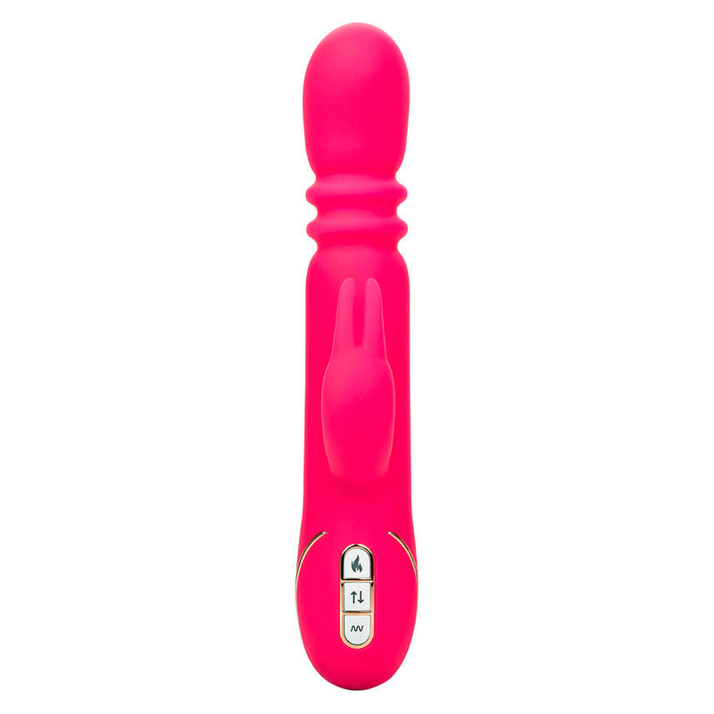 CALEXOTICS - JACK FANTASY TRIPLE HEATED VIBRATOR RABBIT PINK - NOCTURNA DESIRES
