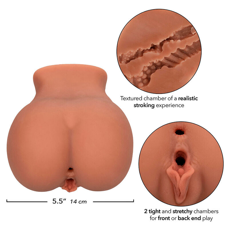CALEXOTICS - THE ROLLER BABE DOUBLE REALISTIC MASTURBATOR FLESH - NOCTURNA DESIRES