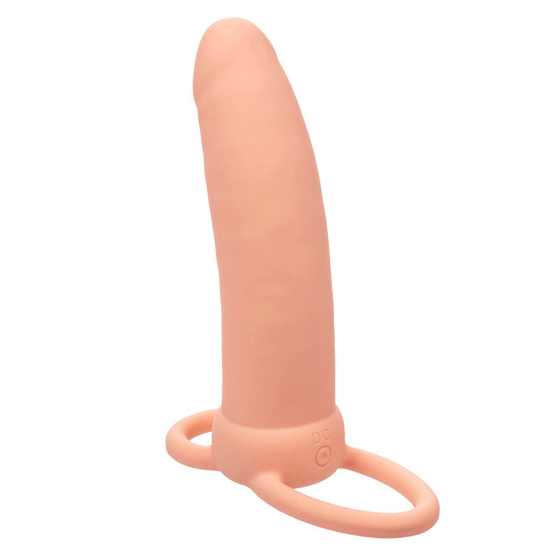 CALEXOTICS - MAXX THICK DUAL PENETRATOR 10 VIBRATIONS FLESH - NOCTURNA DESIRES
