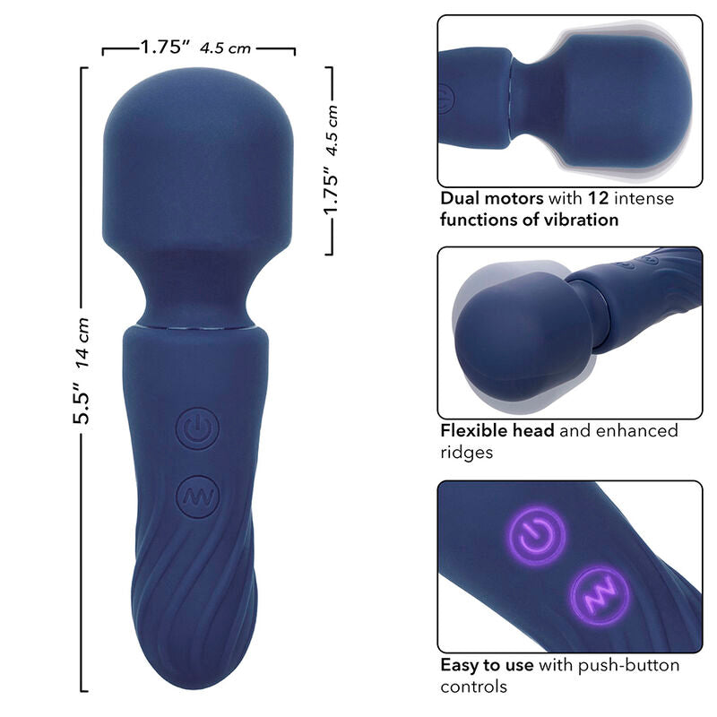 CALEXOTICS - CHARISMA CHARM MASSAGER 12 FUNCTIONS PURPLE - NOCTURNA DESIRES