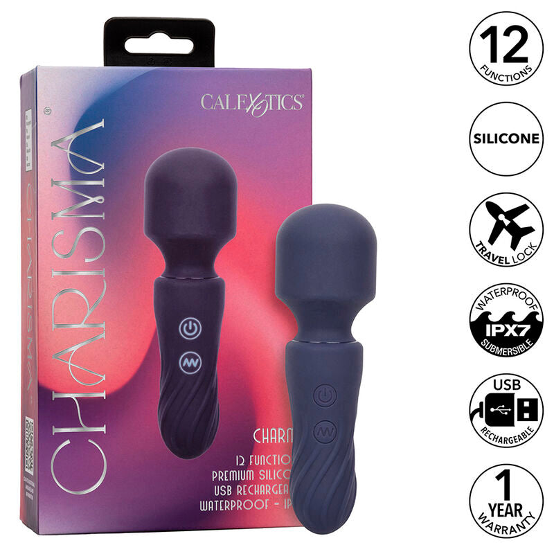 CALEXOTICS - CHARISMA CHARM MASSAGER 12 FUNCTIONS PURPLE - NOCTURNA DESIRES