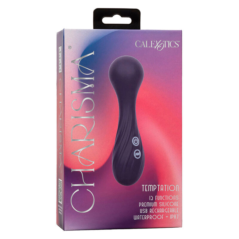 CALEXOTICS - CHARISMA TEMPTATION MASSAGER 12 FUNCTIONS PURPLE - NOCTURNA DESIRES