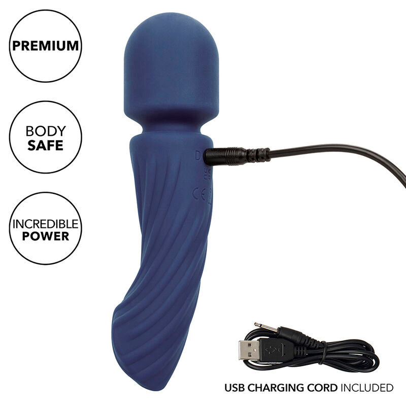 CALEXOTICS - CHARISMA ALLURE MASSAGER DUAL MOTORS 12 FUNCTIONS 17.25 CM X 4.5 CM PURPLE - NOCTURNA DESIRES