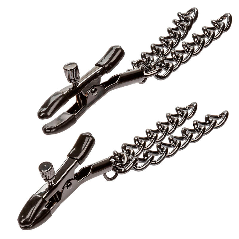 CALEXOTICS - EUPHORIA CHAIN NIPPLE CLAMPS 14.5 CM - NOCTURNA DESIRES