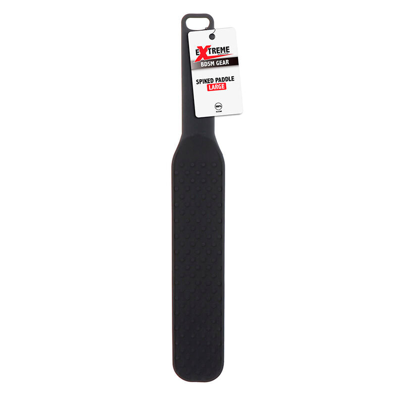 HIDDEN DESIRE - EXTREME SPIKED PADDLE LARGE BLACK - NOCTURNA DESIRES