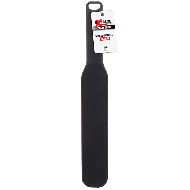 HIDDEN DESIRE - EXTREME SPIKED PADDLE EXTRA LARGE BLACK - NOCTURNA DESIRES