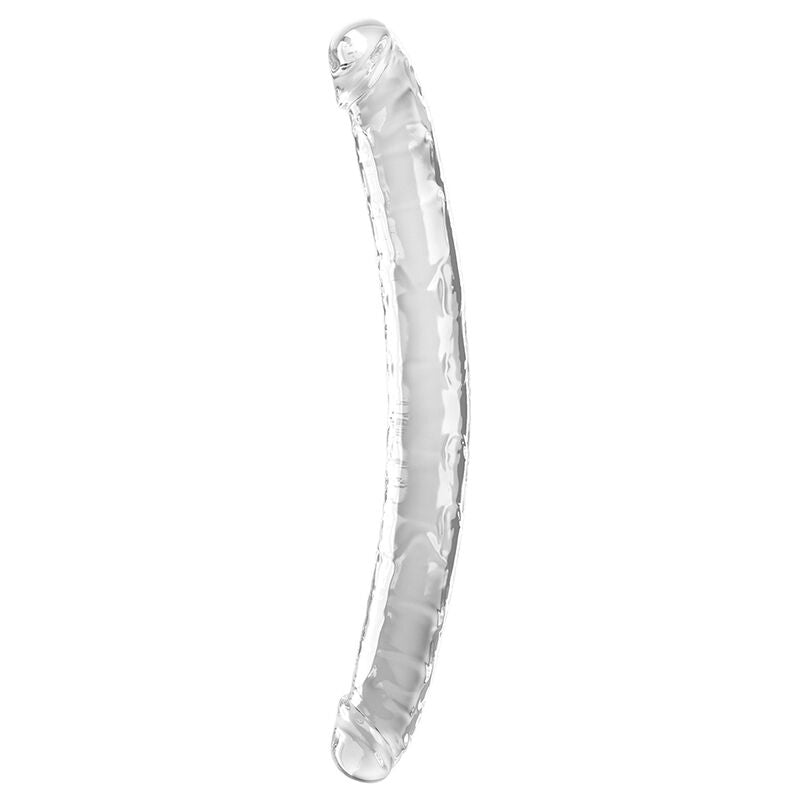 KING COCK - DOUBLE TROUBLE DOUBLE DILDO 46 CM CLEAR - NOCTURNA DESIRES