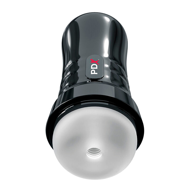 PDX EXTREME - SLIDE & GLIDE SELF-LUBRICATING MASTURBATOR CLEAR - NOCTURNA DESIRES