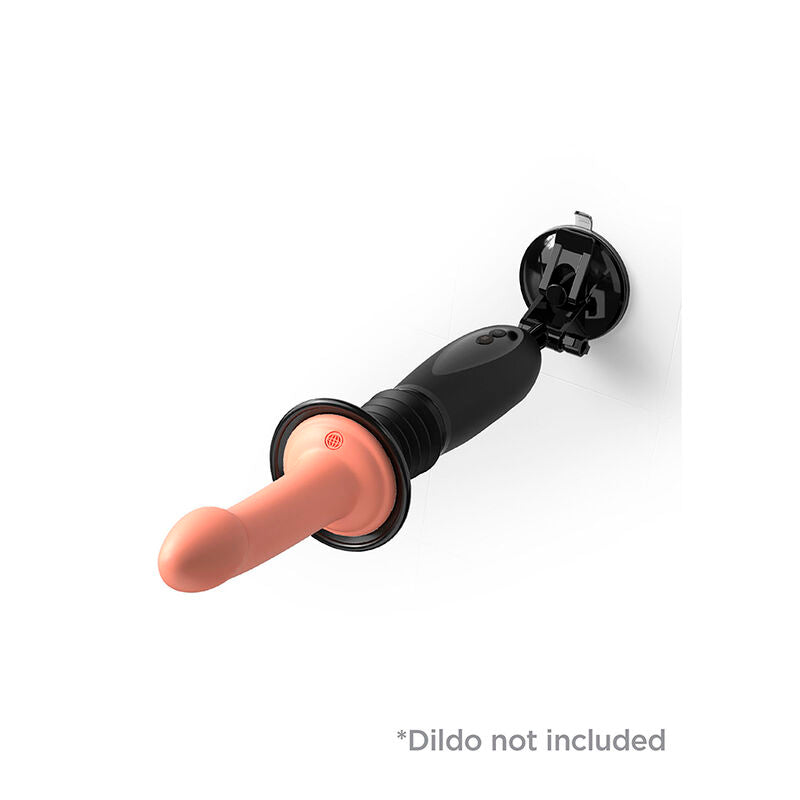 FETISH FANTASY SERIES - BODY DOCK THRUSTER DILDO CLAMP WITH 7 PUSH MODES BLACK - NOCTURNA DESIRES